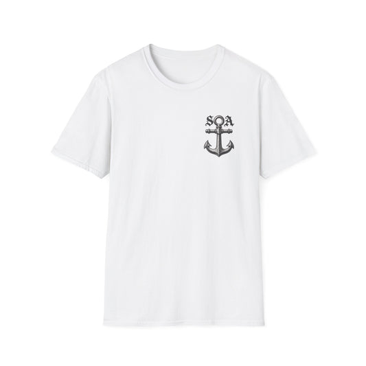 Unisex Softstyle Official Club Biker Style T-Shirt - White