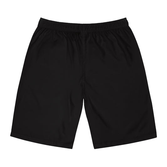 Board Shorts - "Sons of Anchoring" Pirate Skull and Crossed Anchor Swim Trunks