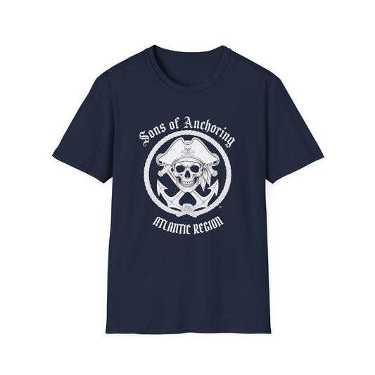 "Sons of Anchoring Pirate" Skull T-Shirt — Atlantic Region Nautical Tee