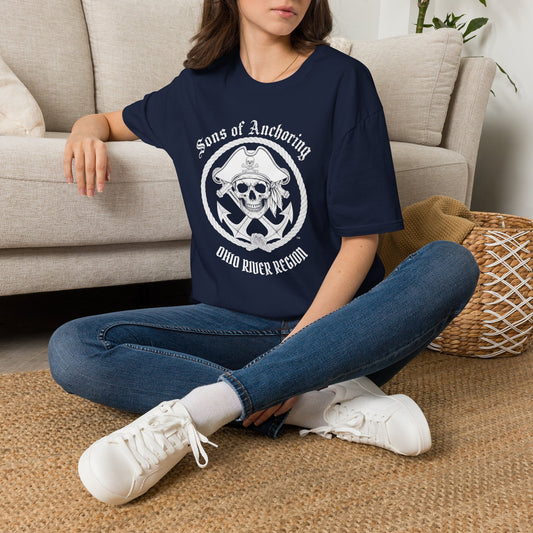 "Sons of Anchoring Pirate" Skull T-Shirt — Ohio River Region Nautical Tee