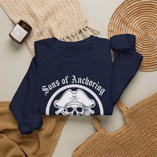 "Sons of Anchoring" Pirate Skull 'Crewneck Sweatshirt