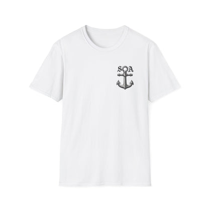 Unisex Softstyle Official Club Biker Style T-Shirt - White