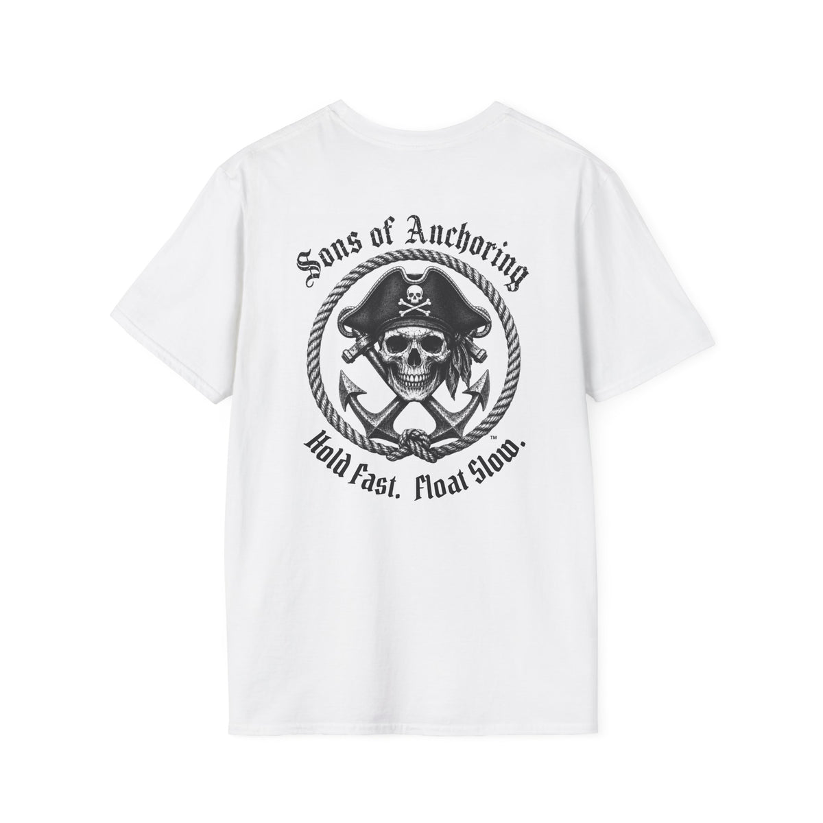 Unisex Softstyle Official Club Biker Style T-Shirt - White