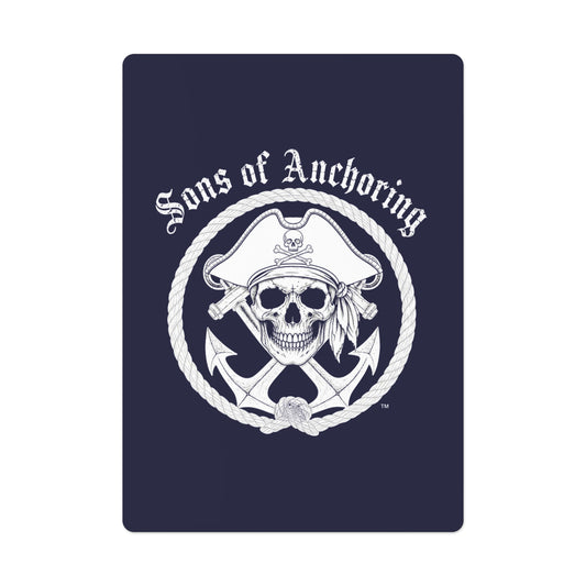 "Sons of Anchoring" Pirate Skull Poker Cards