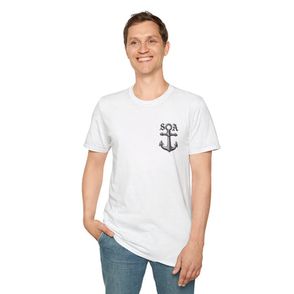 Unisex Softstyle Official Club Biker Style T-Shirt - White