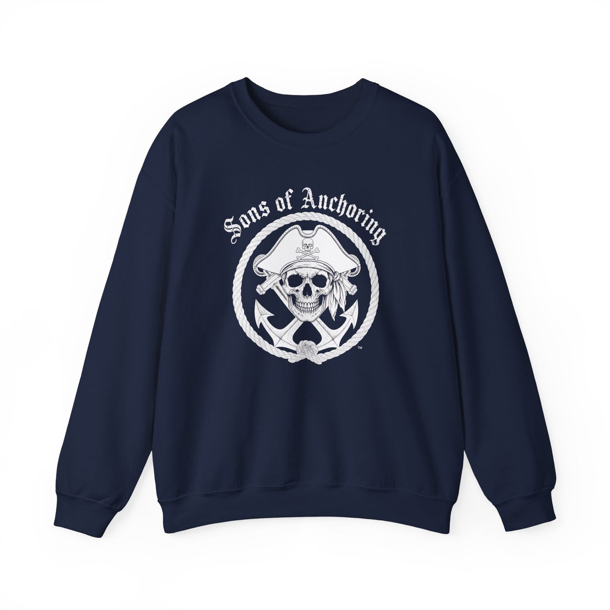 "Sons of Anchoring" Pirate Skull 'Crewneck Sweatshirt