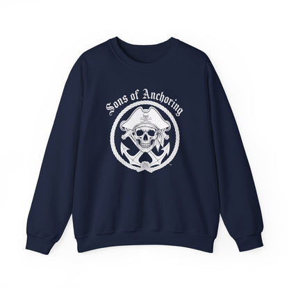 "Sons of Anchoring" Pirate Skull 'Crewneck Sweatshirt