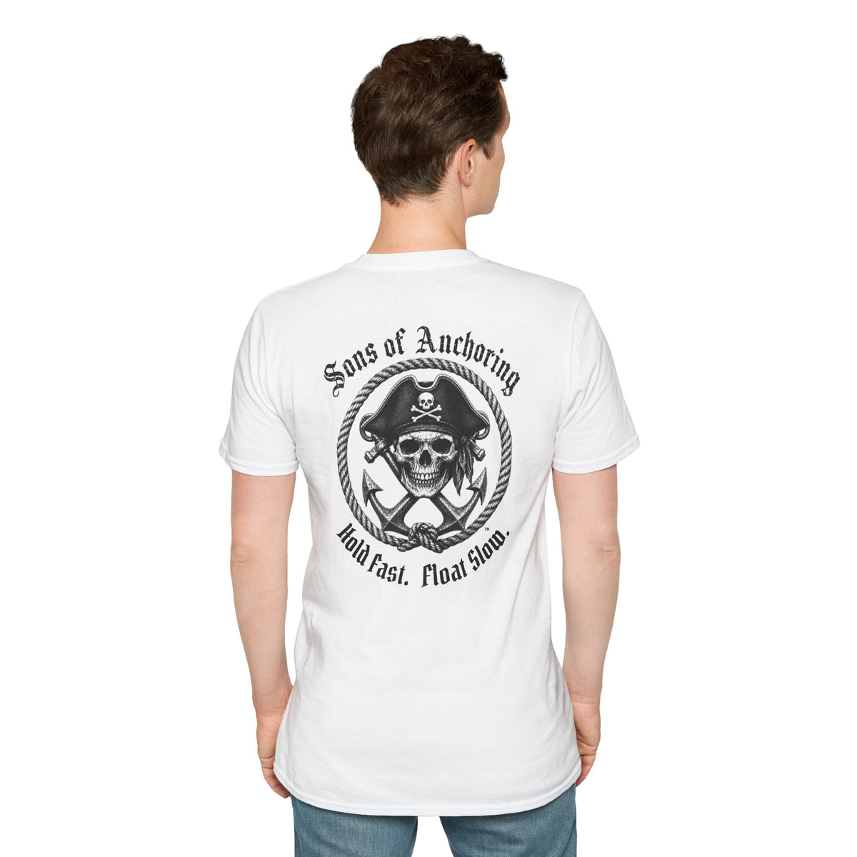 Unisex Softstyle Official Club Biker Style T-Shirt - White