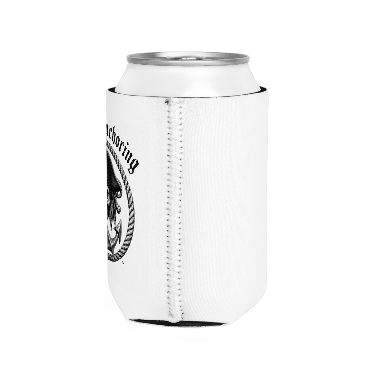 Sons of Anchoring Skull Pirate Can Cooler Sleeve — Nautical Beer Koozie