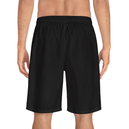Board Shorts - "Sons of Anchoring" Pirate Skull and Crossed Anchor Swim Trunks